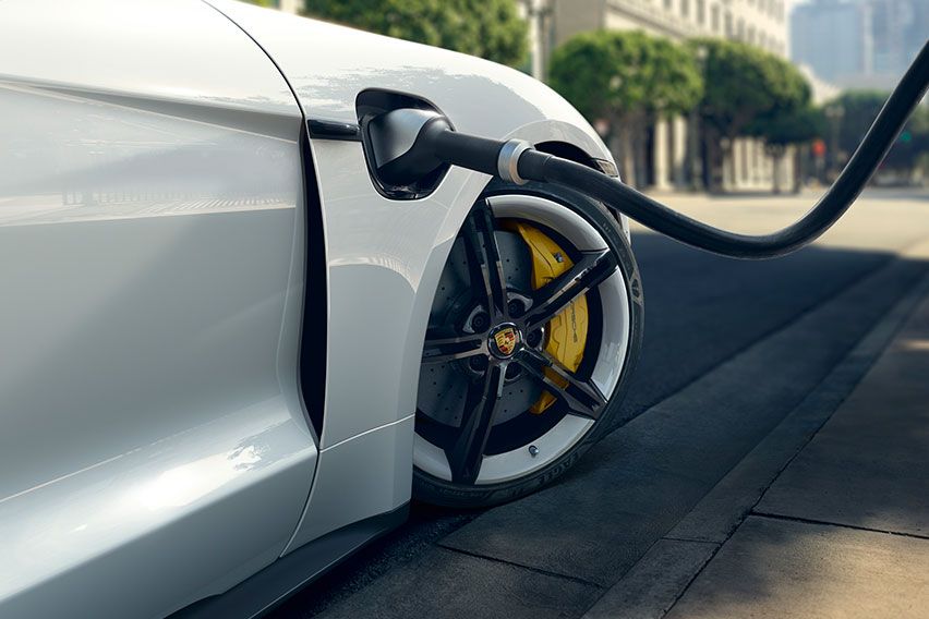 Porsche Taycan charging