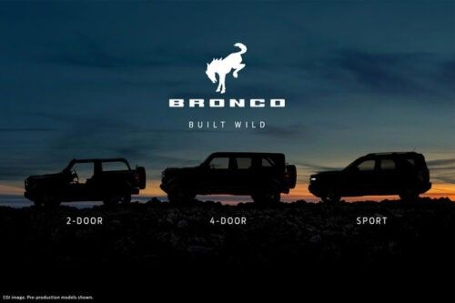 Get a glimpse of 2021 Ford Bronco family 