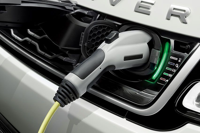 Range Rover Sport PHEV charging