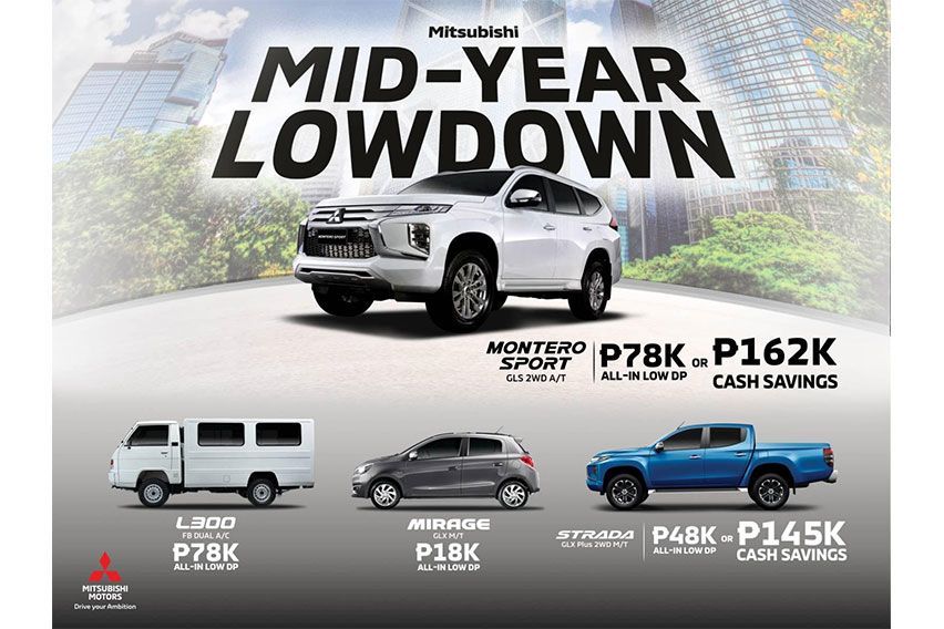 Mitsubishi PH extends 'Mid-Year Lowdown' deals