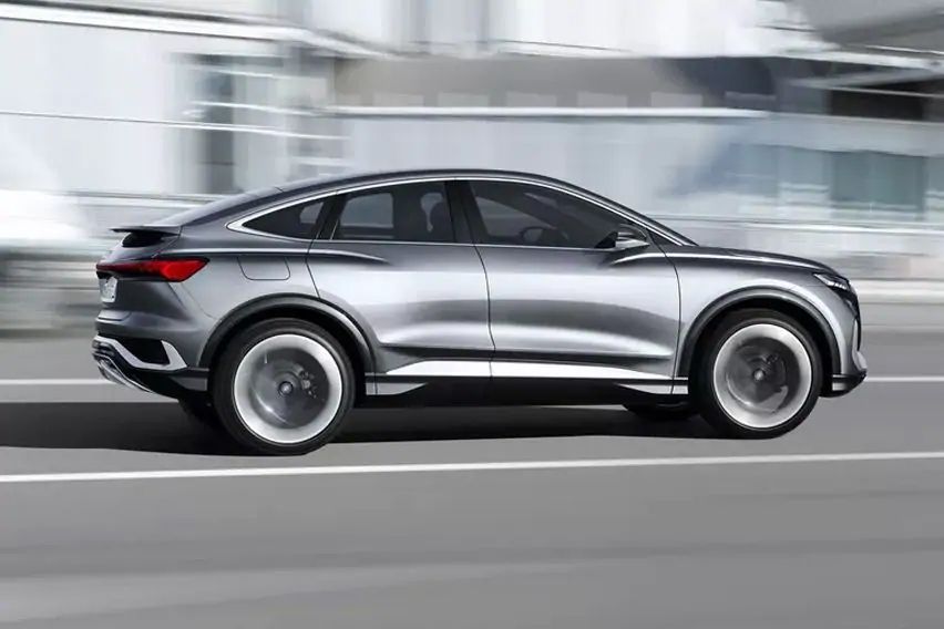 Audi Q4 E-Tron Sportback Concept  side