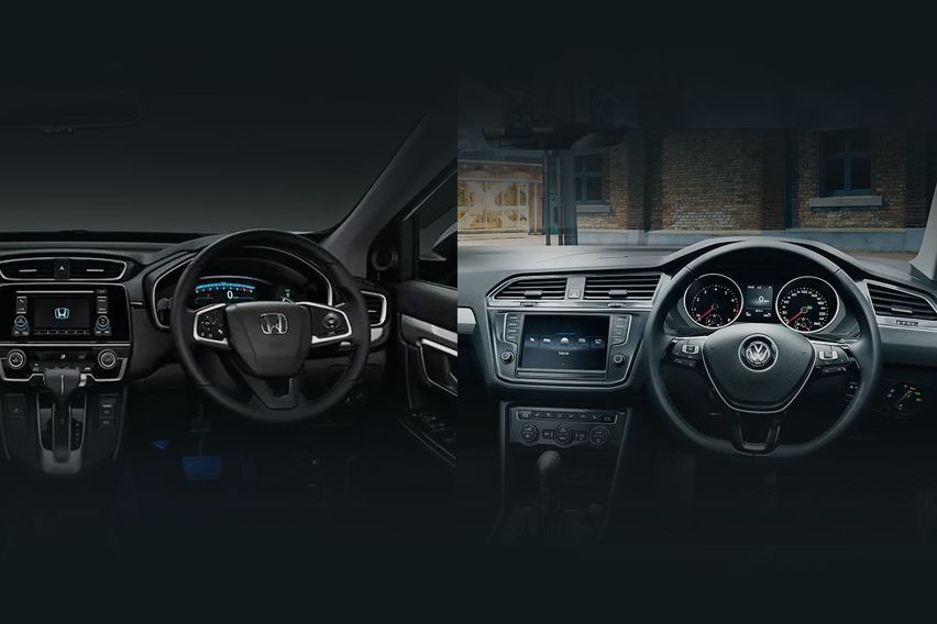Honda CR-V vs Volkswagen Tiguan: Cabin