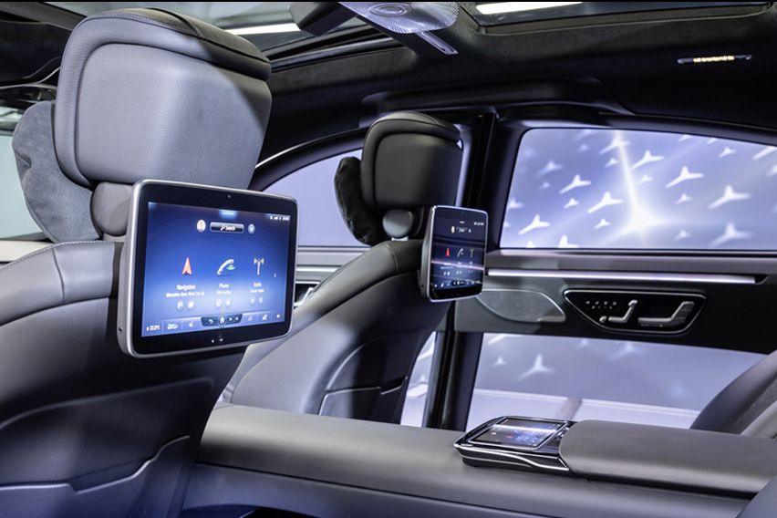 2nd-gen MBUX system rear screen