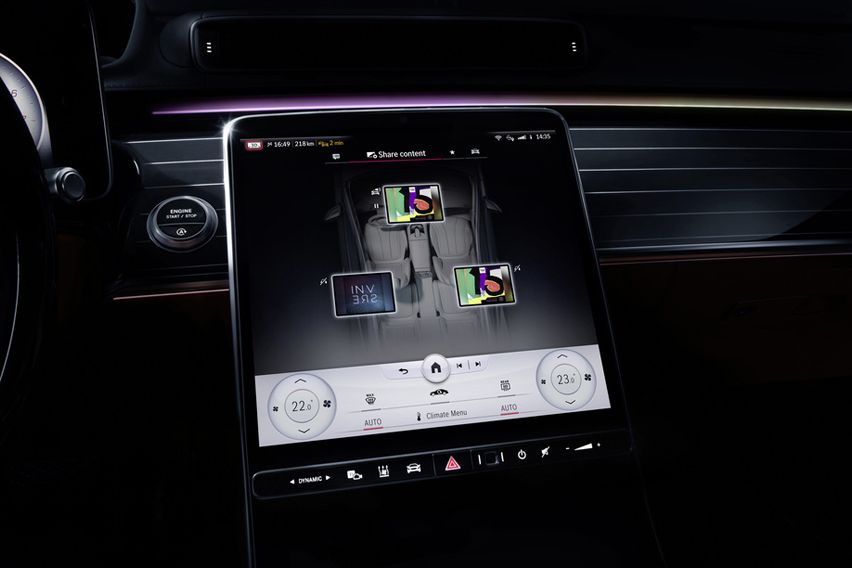 2nd-gen MBUX system infotainment system