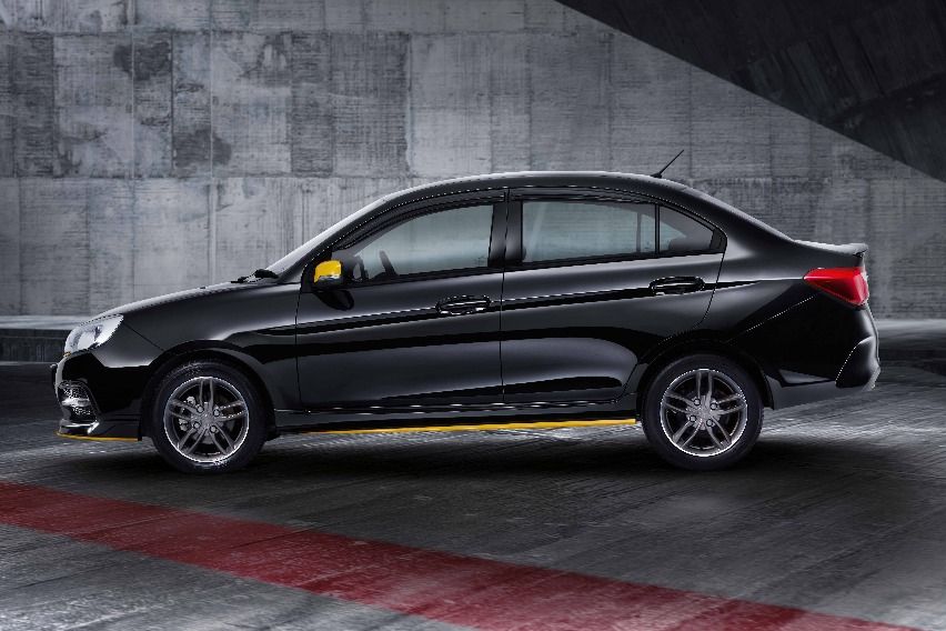 Proton Saga Anniversary Edition side profile