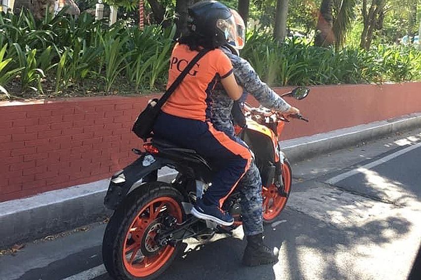 Motorcycle back-riding allowed starting today, but only for couples