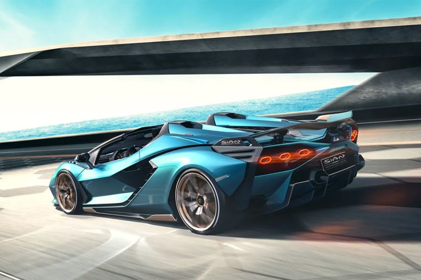 Lamborghini Sian rear