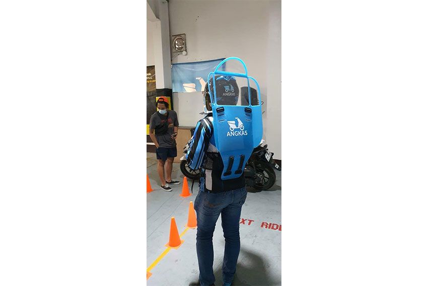 Angkas passenger shield