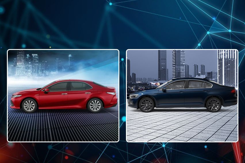 Toyota Camry vs Volkswagen Passat : side