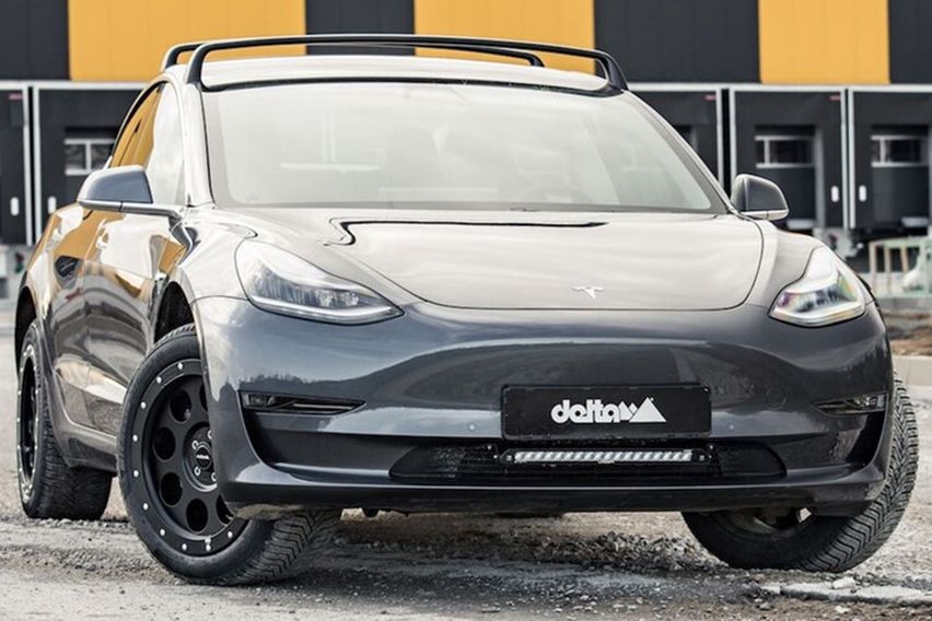 Tesla model 3 modified