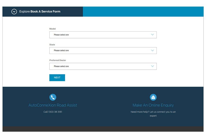 Ford real-time e-service details