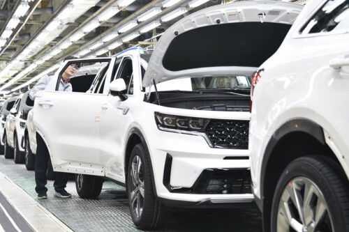 2021 Kia Sorento hybrid production begins in Korea