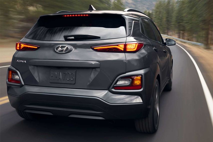 2021 Hyundai Kona Night Edition rear