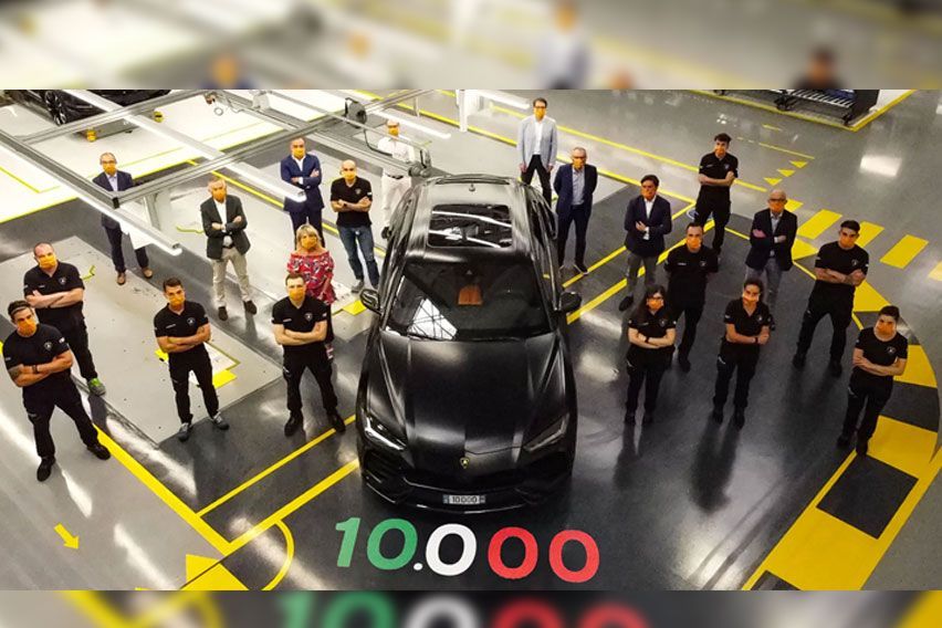 Lamborghini Urus hits 10k production milestone 