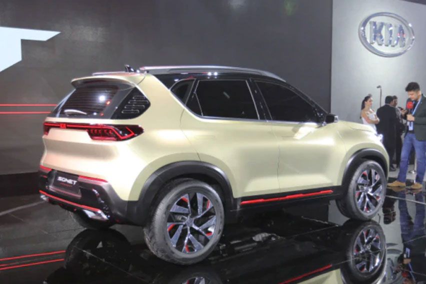  Kia Sonet concept rear profile