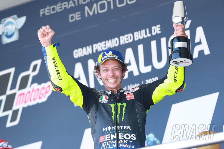 Valentino Rossi podium Andalusia