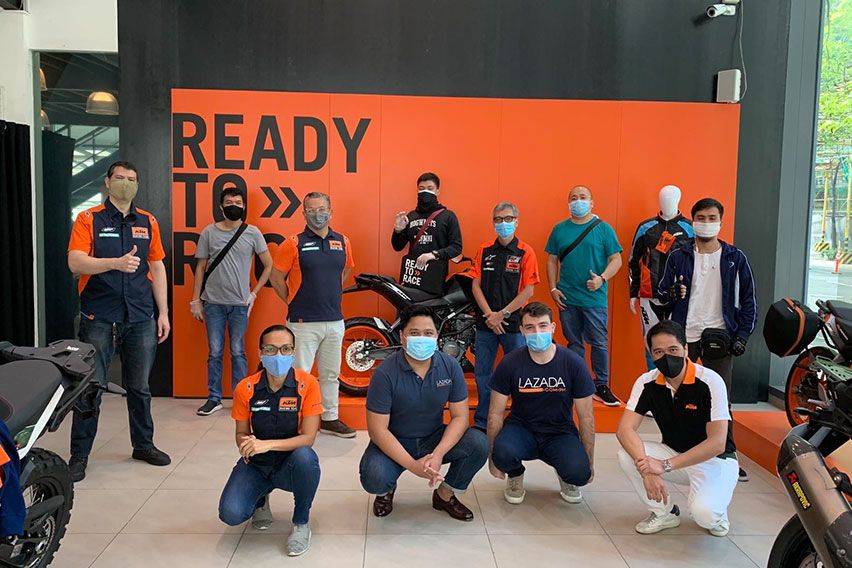 KTM motorcycles to be available on LazMall by Aug. 1