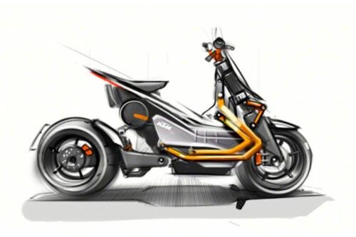 First rendered image of KTM’s upcoming electric scooter is out