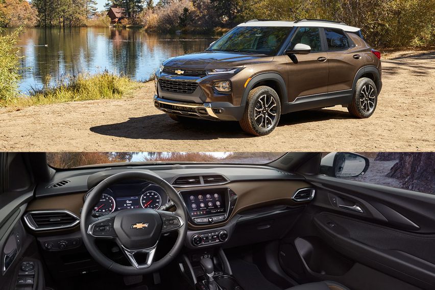 Chevrolet TrailBlazer front and cabin