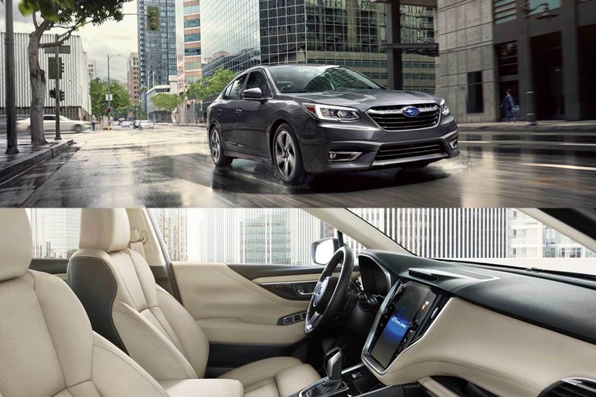 Subaru Legacy front and cabin