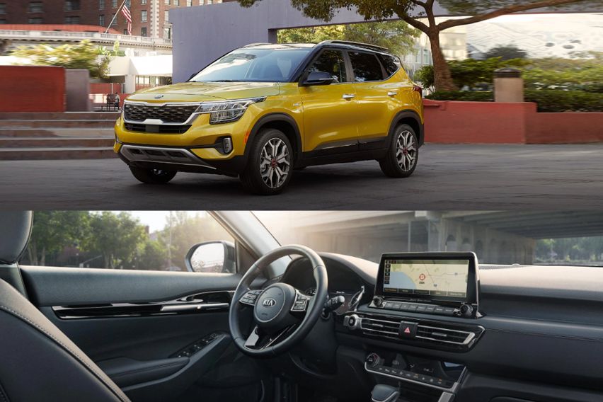 Kia Seltos front and cabin