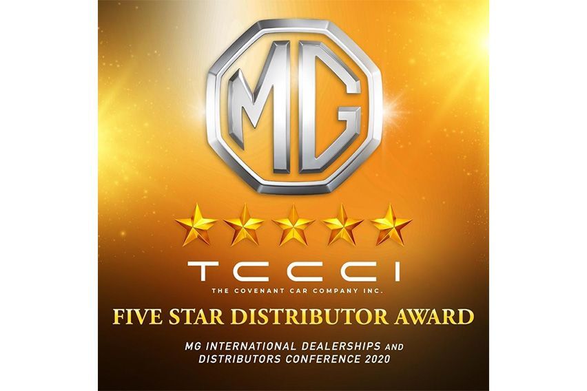 TCCCI brings home Five Star Distributor award from MG