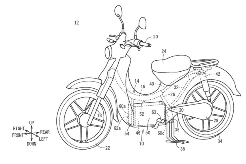Honda super cub blueprint