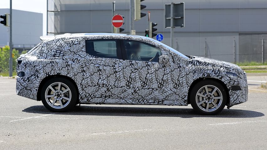 Mercedes EQE spy shot