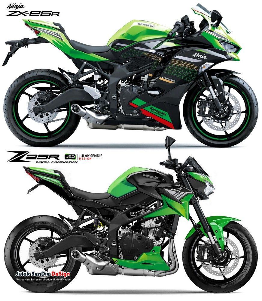 Begini Visualisasi Kawasaki Ninja Zx R Versi Naked Bike Hot Sex Picture