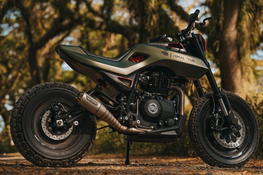 custom Royal Enfield Himalayan SG 411