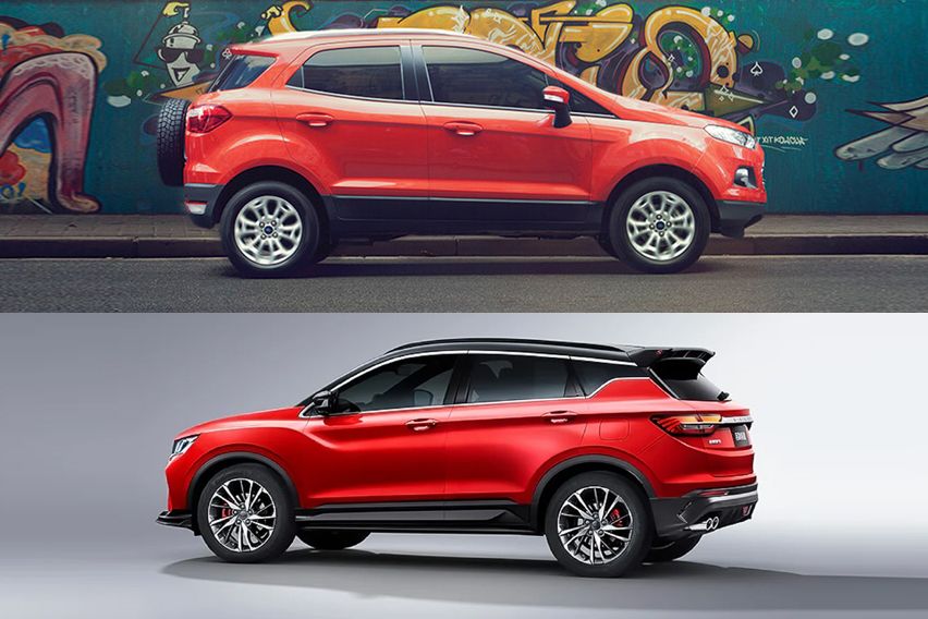 Ford EcoSport or Proton X50 - DIMENSIONS 