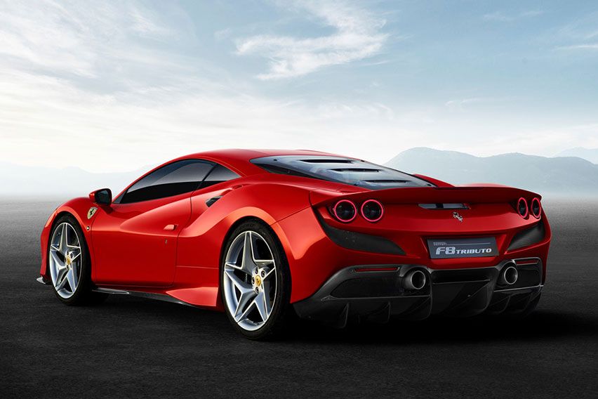 Ferrari F8 Tributo rear quarter