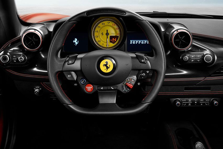 Ferrari F8 Tributo steering wheel