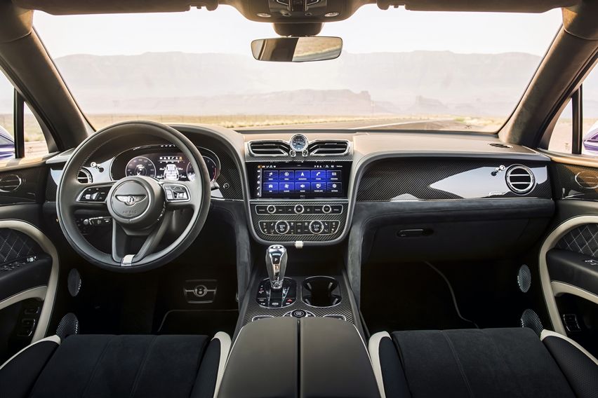 Bentayga Speed interior
