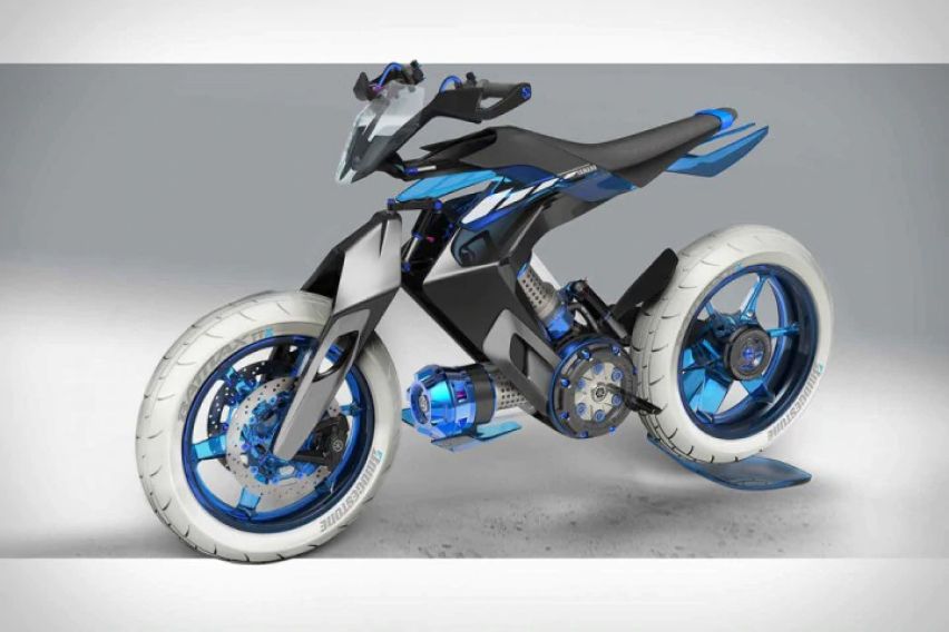 Yamaha XT 500 H2O front