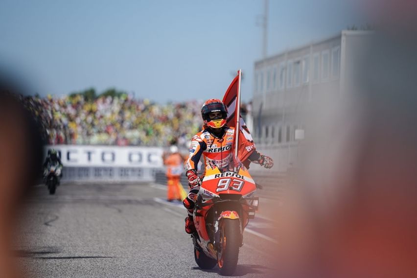 Marc Marquez kembali balap