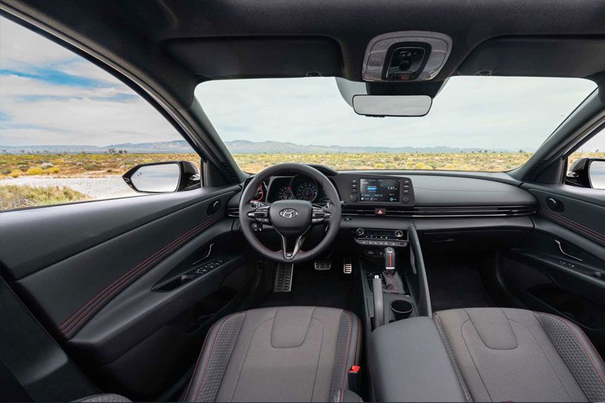 Hyundai Elantra N Line interior