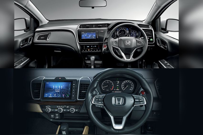 Honda City - Old vs. New: interior