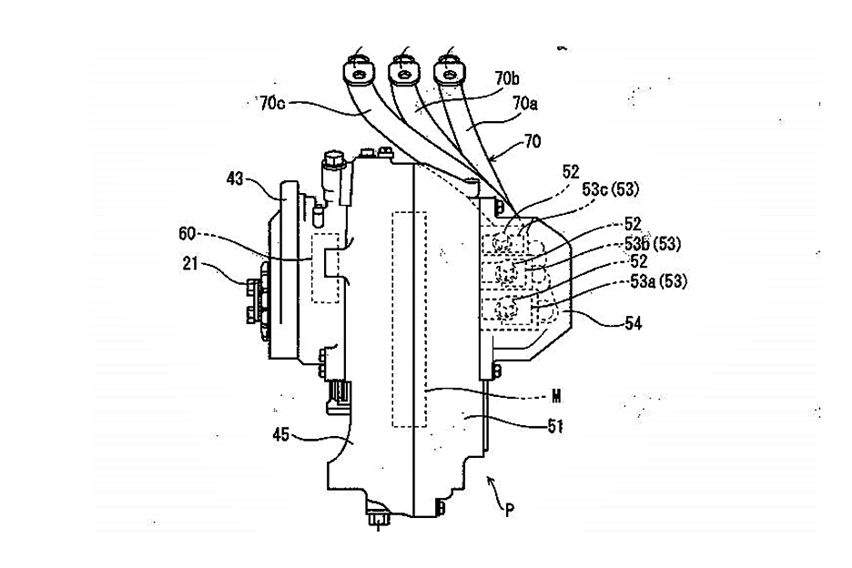 paten desain motor Honda