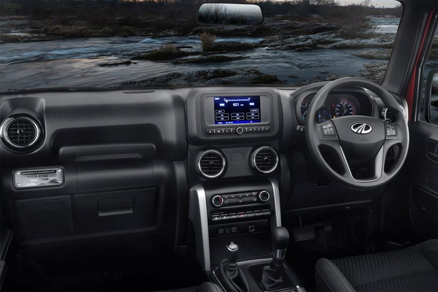 Mahindra Thar cabin