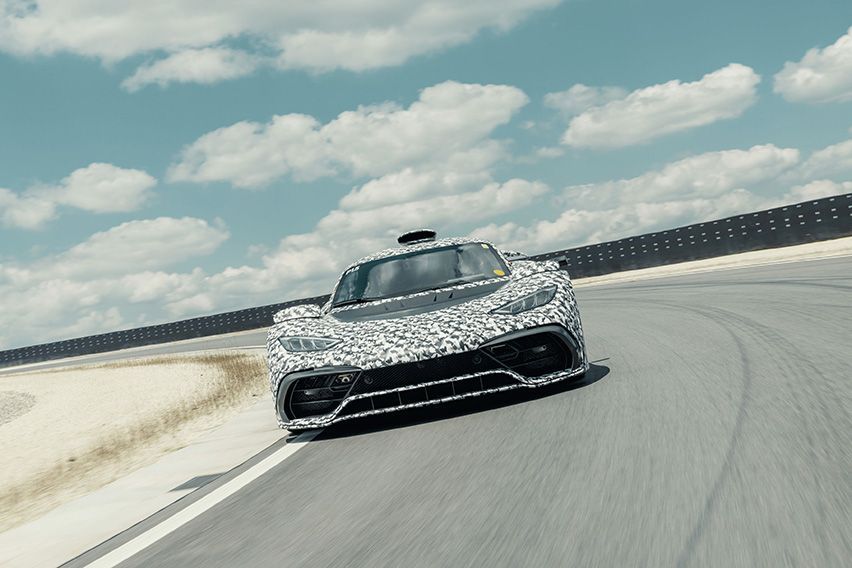 Mercedes-Benz 1000+ HP hypercar now in track testing phase