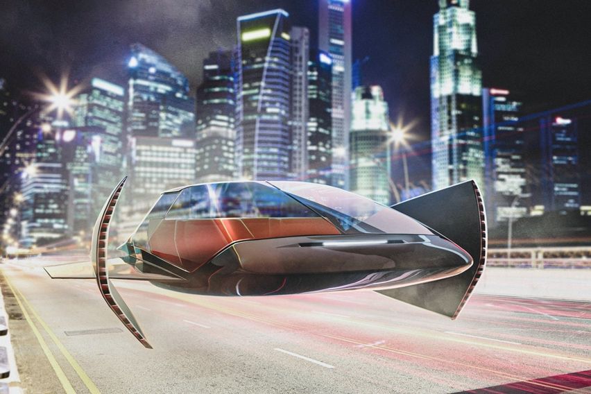 mobil terbang antigravitasi