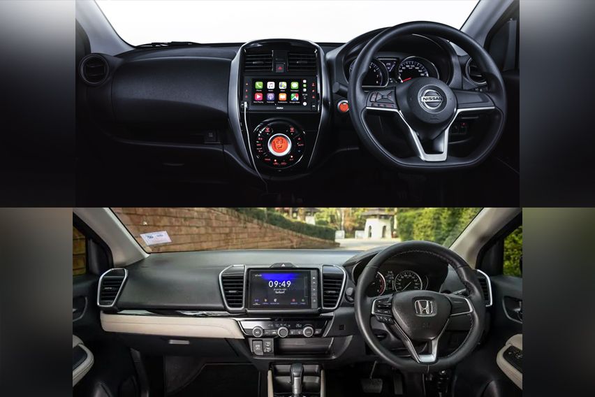 Nissan Almera or 2020 Honda City: interior