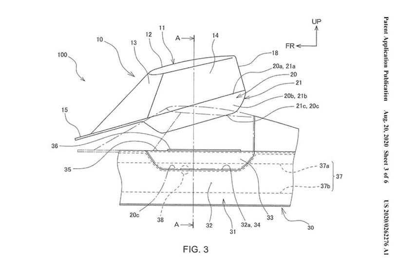Toyota GR Super Sport canopy patent