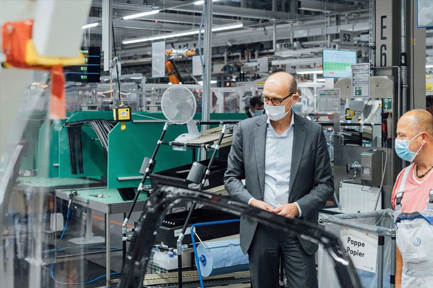 VW ID 4 electric SUV production