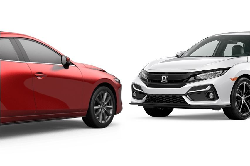Rivalitas Dua Hatchback Premium Jepang, Pilih Mazda3 atau Honda Civic?