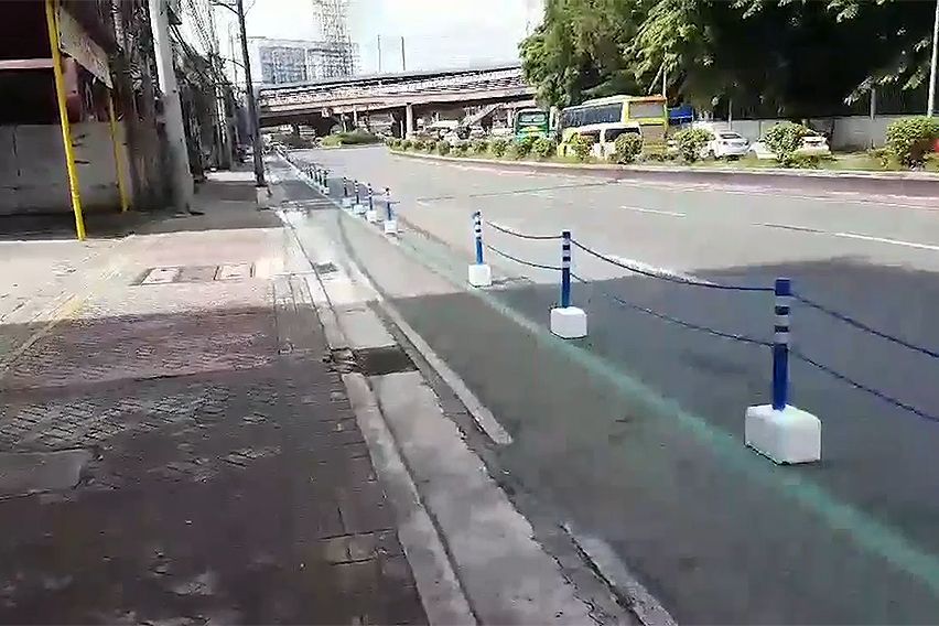 Protected bicycle lane now connects Manila to QC