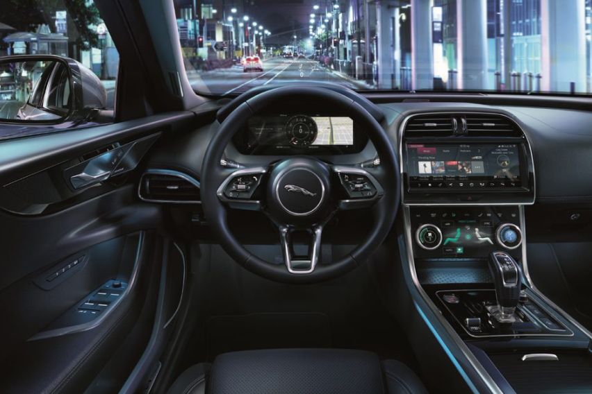 Jaguar XE cabin