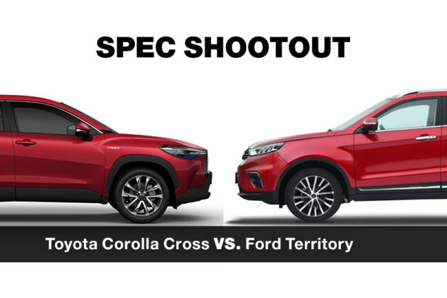 Spec shootout: Toyota Corolla Cross vs. Ford Territory Spec shootout: Toyota Corolla Cross vs. Ford Territory