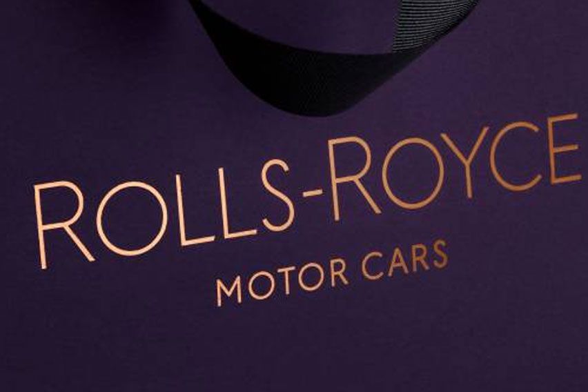Rolls-Royce new font-style